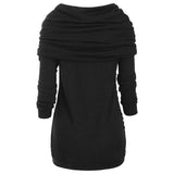 Knitted Cashmere Pullover With Irregular Hood