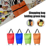 Foldable Shopping Bag With Wheels