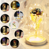 Beauty & the Beast Rose Lamp