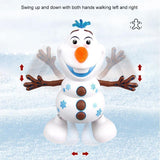 Plastic Musical Dancing Snowman Toy