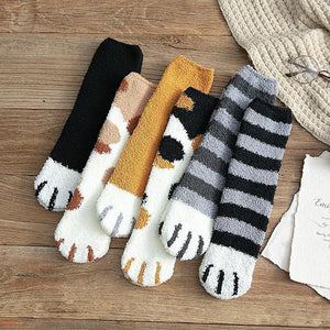 Thick Warm Cute Cat Claw Floor Socks🐾