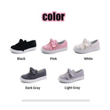 Female Summer Bow Canvas Shoes