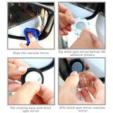 360° Rotatable Car Blind Spot Mirror