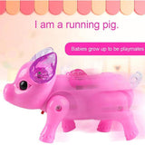 Walking Singing Musical Light Pig Electric Toy