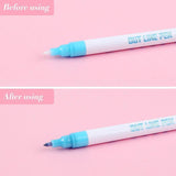 Gift Card Writing&Drawing Double Line Outline Pen, 8 Colors