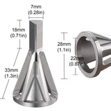 DOMOM Deburring External Chamfer Tool for Drill Bit, 2 Pack