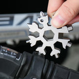 Saker® 18-in-1 stainless steel snowflakes multi-tool