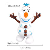 Plastic Musical Dancing Snowman Toy