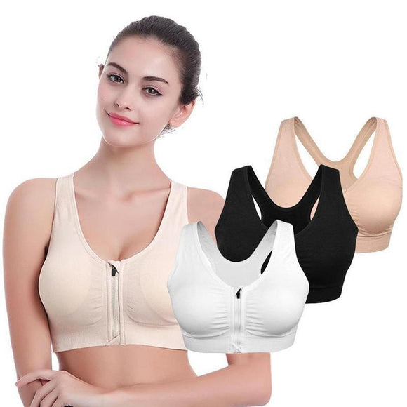 Magic Zip-up Comfort Bra