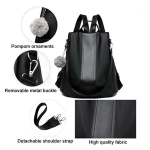 Waterproof Nylon Anti-theft Backpack