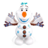 Plastic Musical Dancing Snowman Toy