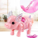 Walking Singing Musical Light Pig Electric Toy