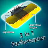 Day and Night Anti-Glare Car Windshield Visor