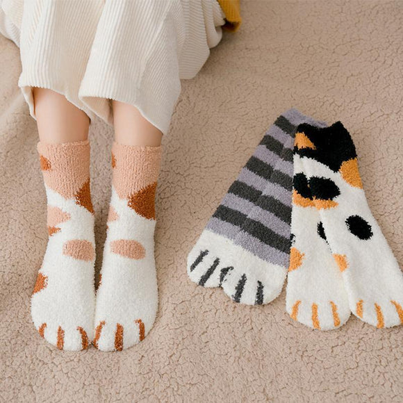 Cute Cat Claw Socks