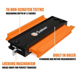 Saker Contour Gauge Profile Tool -Precisely Copy Irregular Shape Duplicator