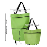 Foldable Shopping Bag With Wheels