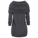 Knitted Cashmere Pullover With Irregular Hood