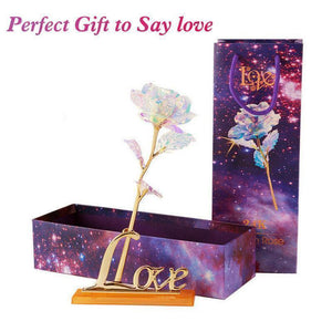 Hirundo Colorful Galaxy Rose with Love